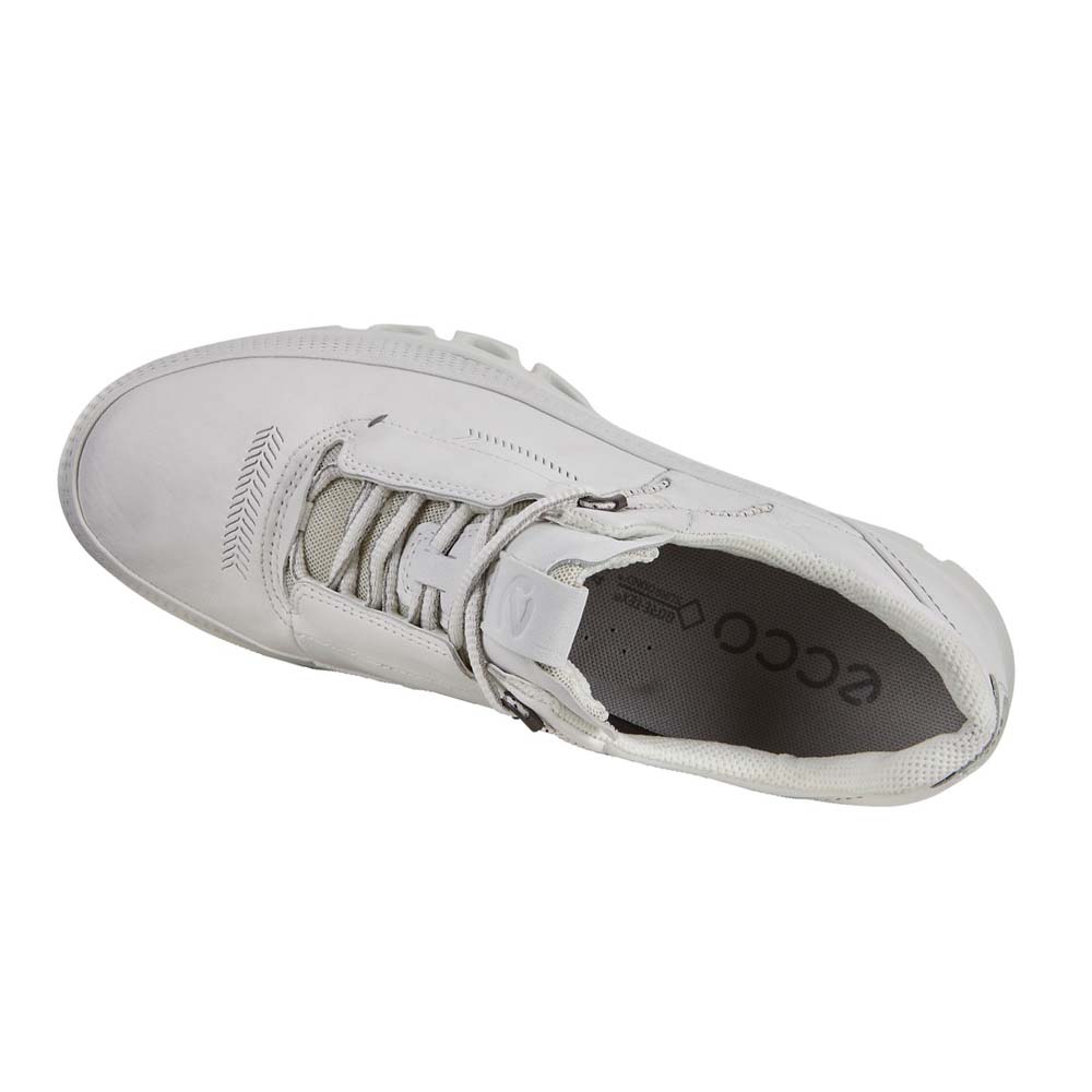 Men's Ecco Multi-vent Outdoor Sneakers White | USA 620JPQ